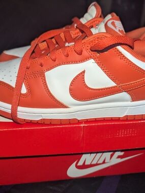 Nike Dunk Low Orange White Sneakers